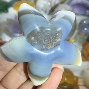 Agate Crystal Starfish Home Accent 3 inches
